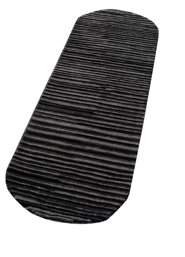Tappeto di lana forma speciale  - 152 x 55 cm - antracite