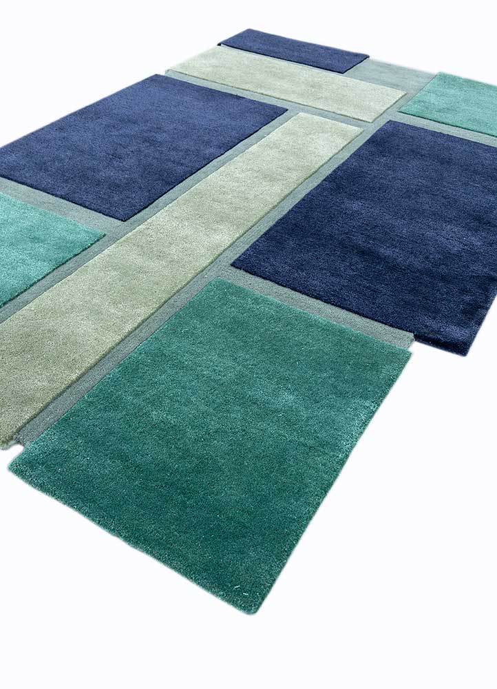 Tappeto di lana forma speciale  - 235 x 158 cm - multicolore