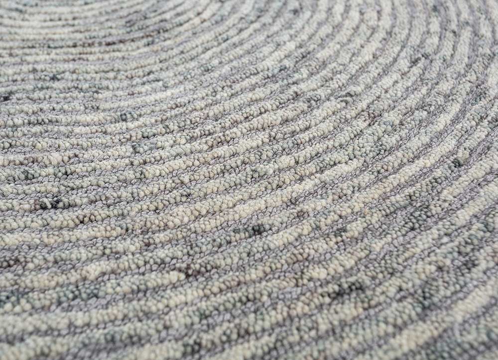 Tappeto di lana forma speciale  - 225 x 150 cm - grigio