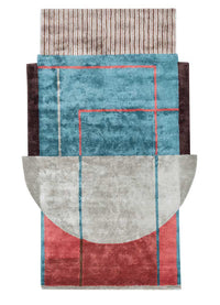 Tappeto di design forma speciale  - 240 x 150 cm - multicolore