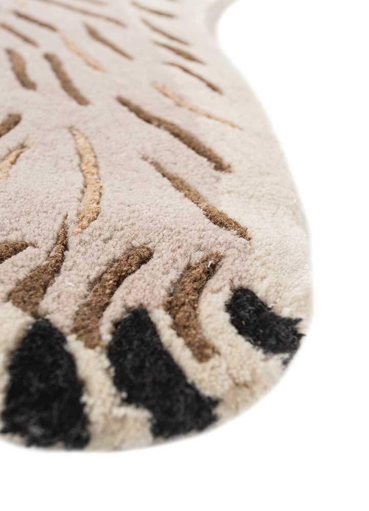 Tappeto per bambini forma speciale  - 153 x 90 cm - crema