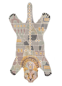 Tappeto per bambini forma speciale  - 153 x 90 cm - multicolore