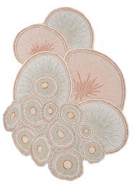 Tappeto di lana forma speciale  - 240 x 180 cm - beige