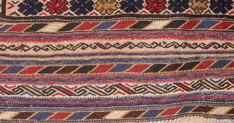 Tappeto Kelim - Vecchio - 276 x 185 cm - beige