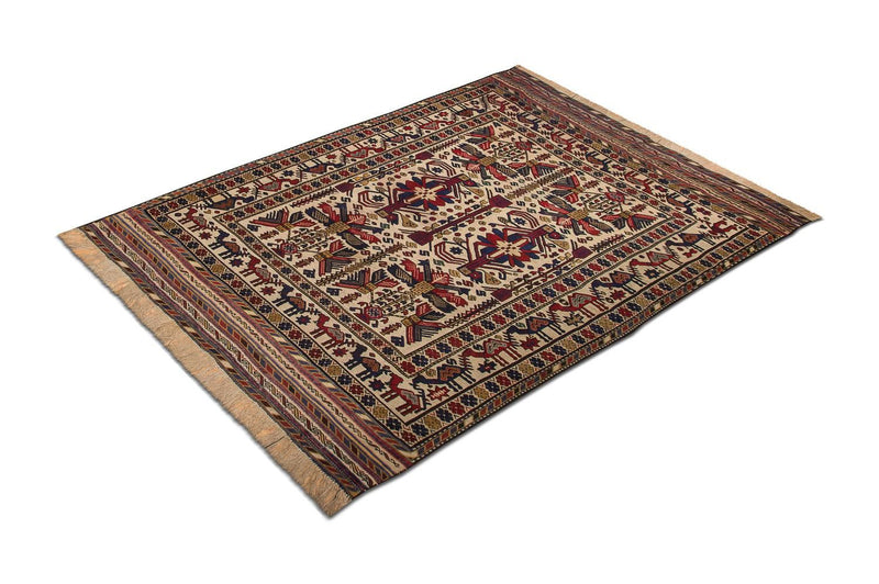 Tappeto Kelim - Vecchio - 276 x 185 cm - beige