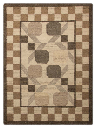 Kilim moderno Tappeto 140x200cm - Tappeto di lana