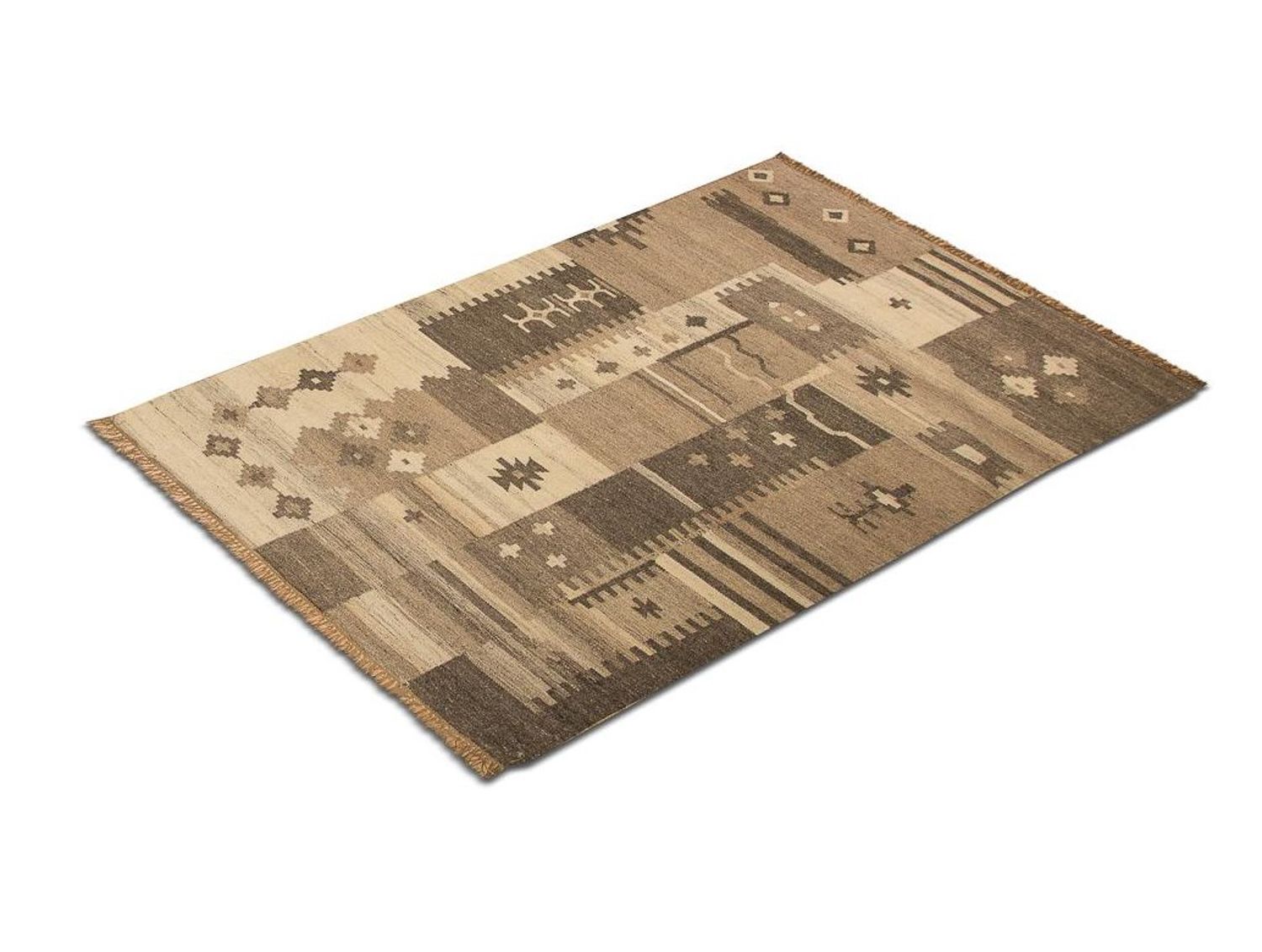 Tappeto Kelim - Tendenza - 200 x 140 cm - multicolore