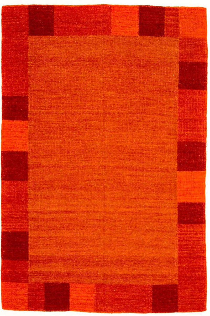 Tappeto Kelim - Tendenza - 202 x 143 cm - arancione