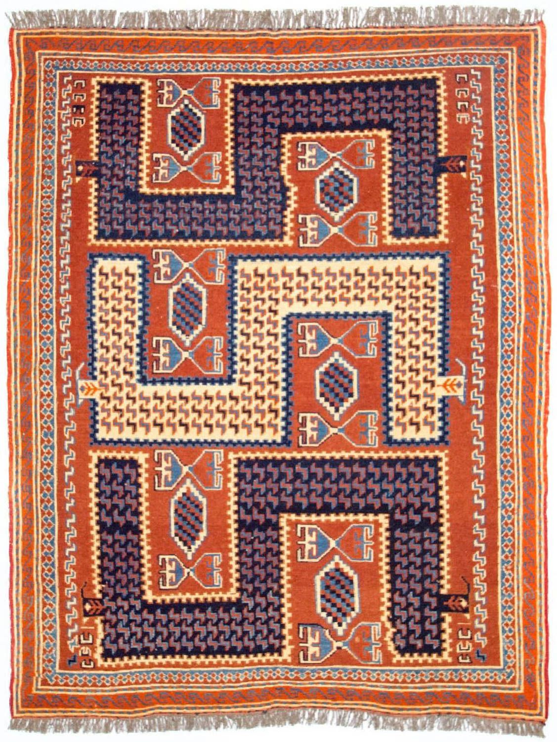 Tappeto Kelim - Orientale - 185 x 145 cm - multicolore