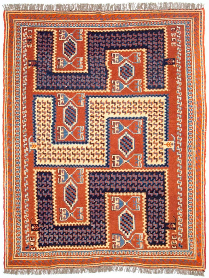 Tappeto Kelim - Orientale - 185 x 145 cm - multicolore