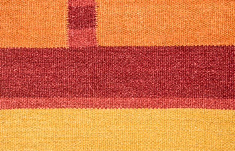 Tappeto Kelim - Tendenza - 205 x 145 cm - arancione