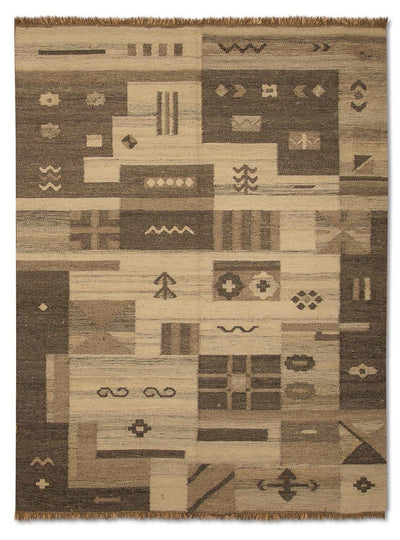 Kilim moderno Tappeto 140x200cm - Tappeto di lana