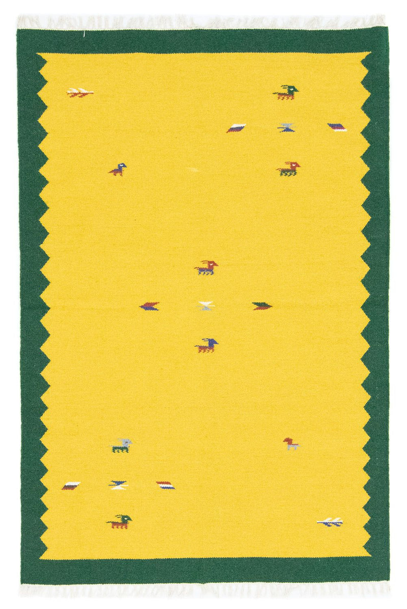 Tappeto Kelim - Tendenza - 180 x 120 cm - giallo