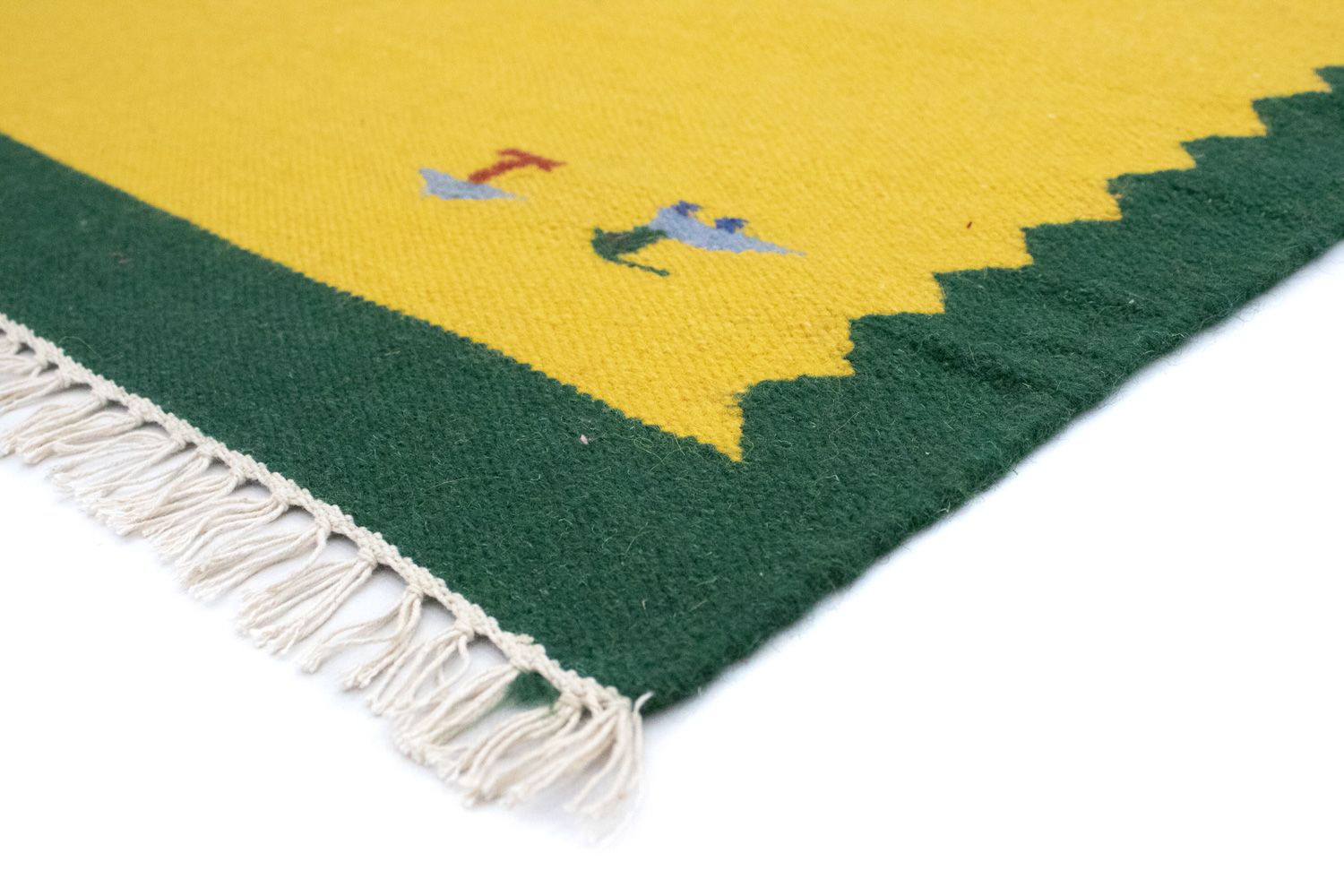 Tappeto Kelim - Tendenza - 180 x 120 cm - giallo