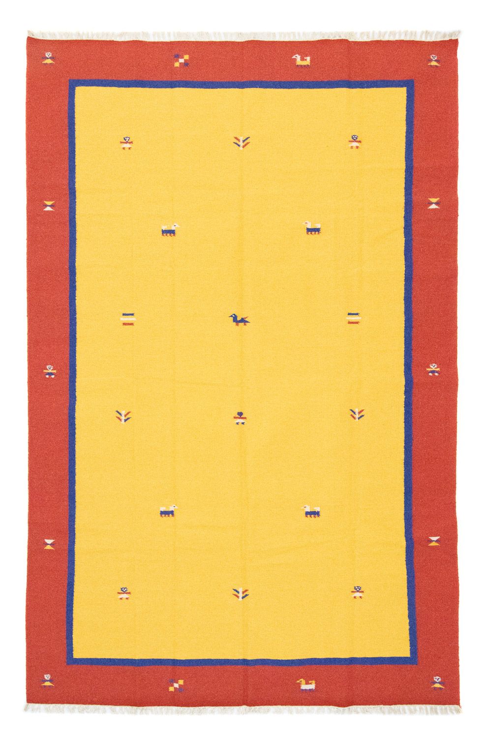 Tappeto Kelim - Tendenza - 300 x 200 cm - giallo