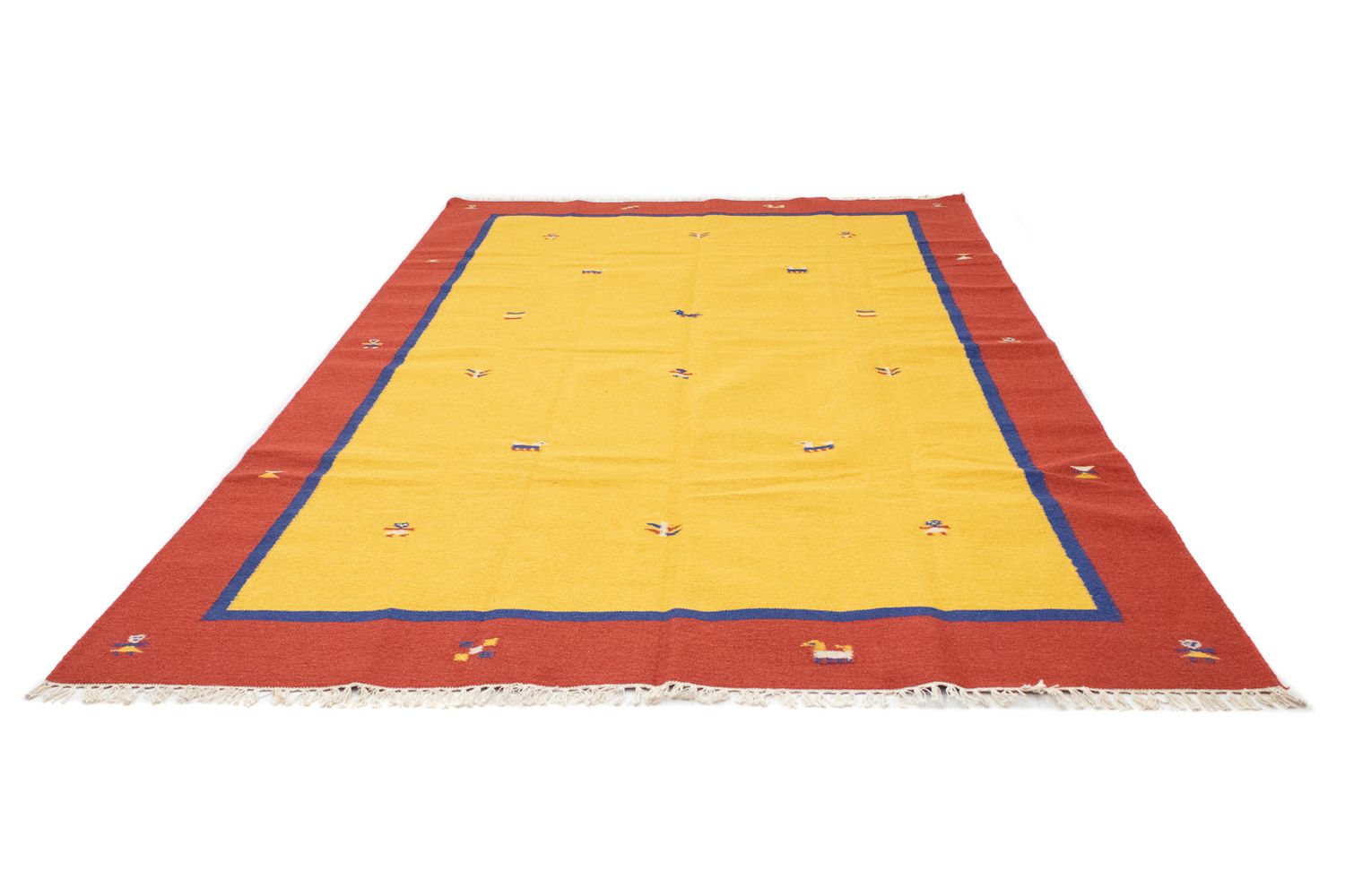 Tappeto Kelim - Tendenza - 300 x 200 cm - giallo