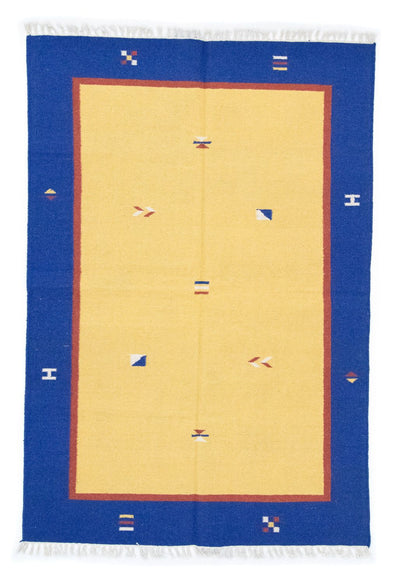 Kilim moderno Tappeto 140x200cm - Tappeto di lana