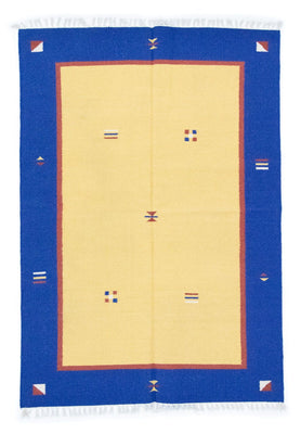 Tappeto Kelim - Tendenza - 200 x 140 cm - giallo