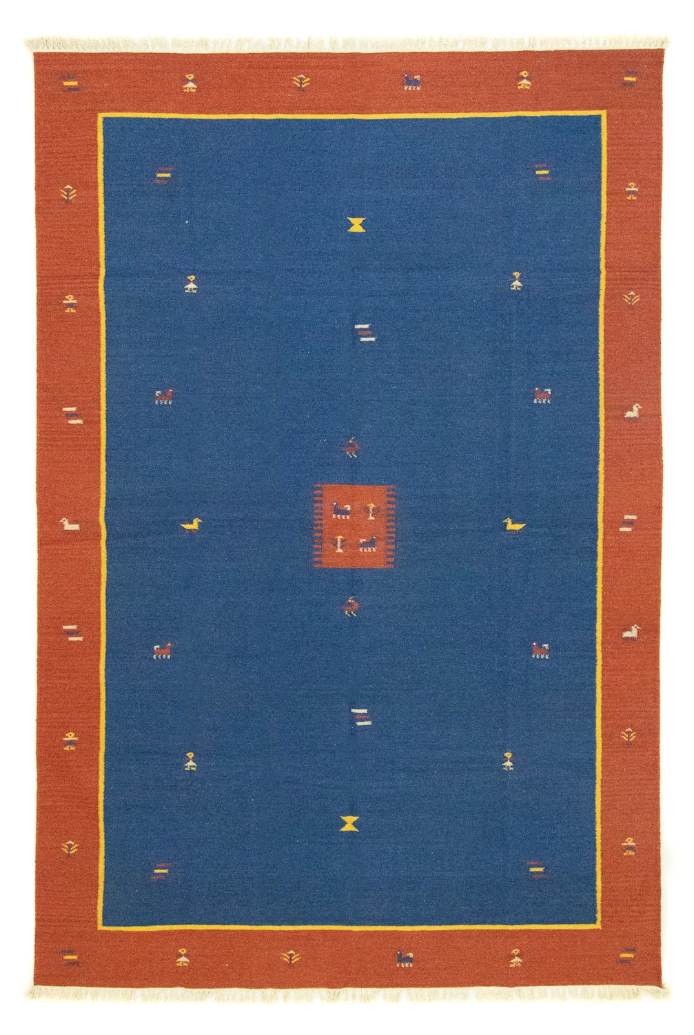 Tappeto Kelim - Tendenza - 300 x 200 cm - blu