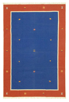 Tappeto Kelim - Tendenza - 300 x 200 cm - blu