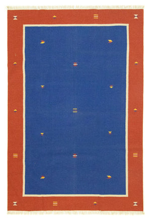 Tappeto Kelim - Tendenza - 300 x 200 cm - blu