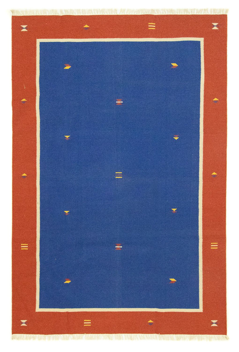 Tappeto Kelim - Tendenza - 300 x 200 cm - blu