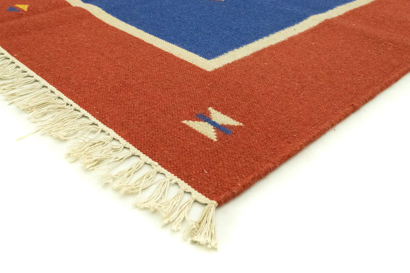 Tappeto Kelim - Tendenza - 300 x 200 cm - blu