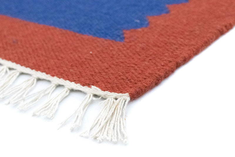 Tappeto Kelim - Tendenza - 180 x 120 cm - blu