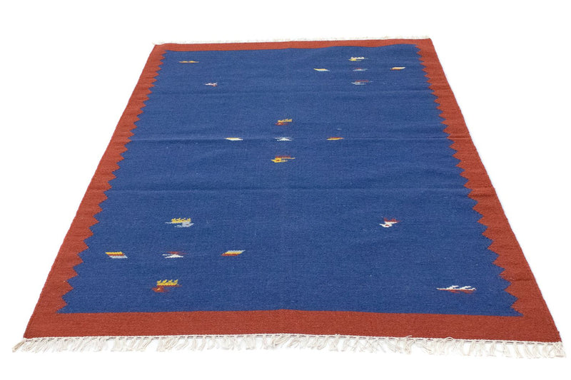Tappeto Kelim - Tendenza - 180 x 120 cm - blu