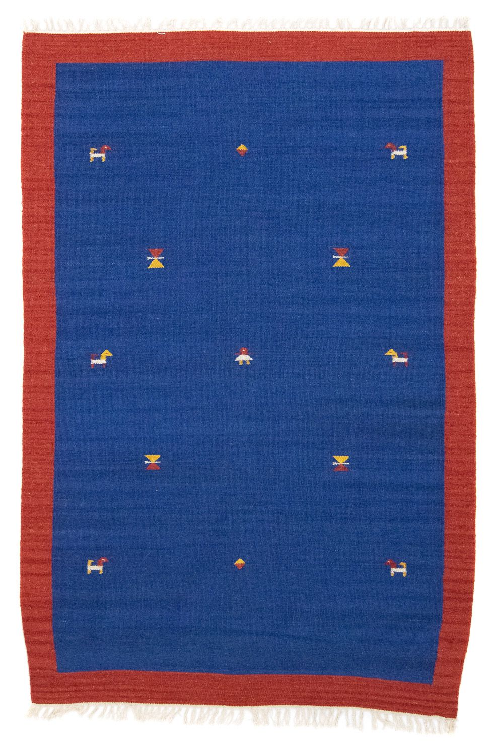 Tappeto Kelim - Tendenza - 180 x 120 cm - blu