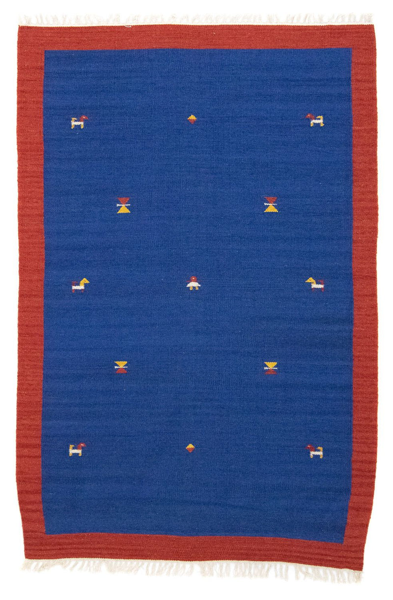 Tappeto Kelim - Tendenza - 180 x 120 cm - blu