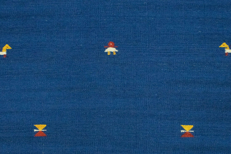 Tappeto Kelim - Tendenza - 180 x 120 cm - blu