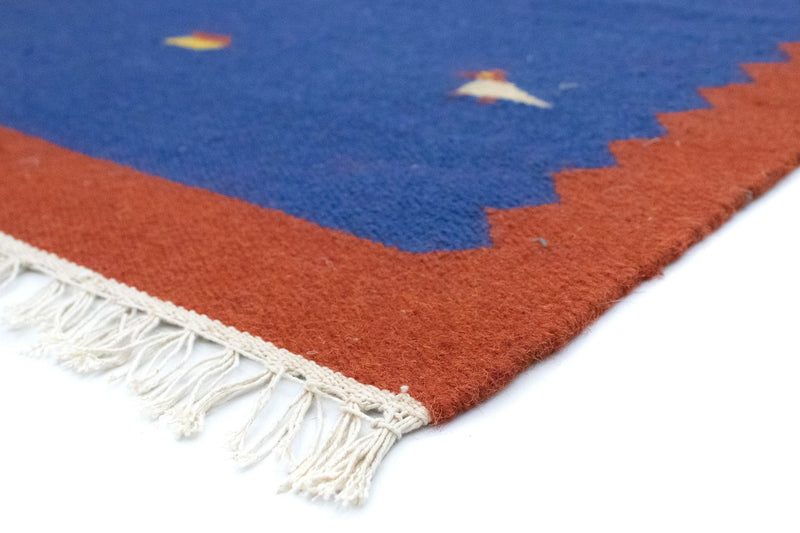 Tappeto Kelim - Tendenza - 180 x 120 cm - blu