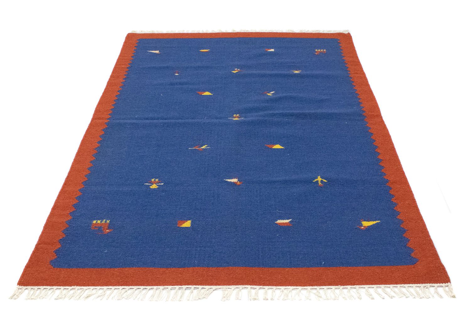 Tappeto Kelim - Tendenza - 180 x 120 cm - blu