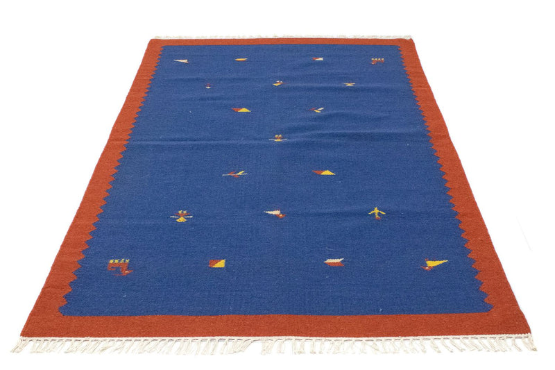 Tappeto Kelim - Tendenza - 180 x 120 cm - blu