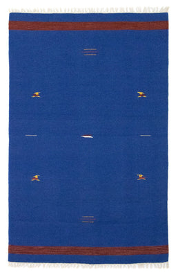 Tappeto Kelim - Tendenza - 180 x 120 cm - blu