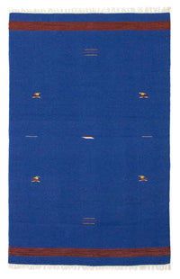 Tappeto Kelim - Tendenza - 180 x 120 cm - blu