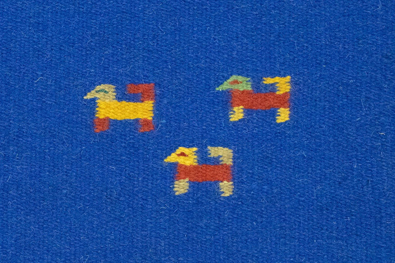 Tappeto Kelim - Tendenza - 180 x 120 cm - blu