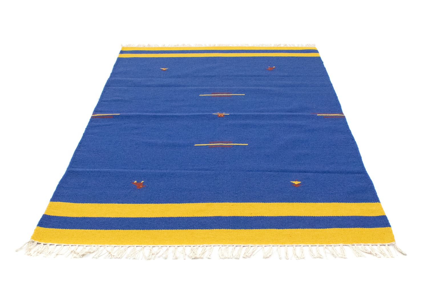 Tappeto Kelim - Tendenza - 180 x 120 cm - blu