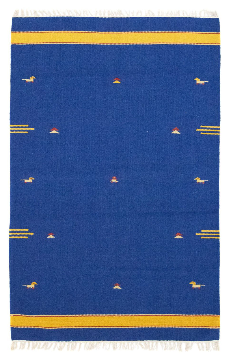Tappeto Kelim - Tendenza - 180 x 120 cm - blu