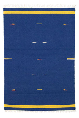 Tappeto Kelim - Tendenza - 180 x 120 cm - blu