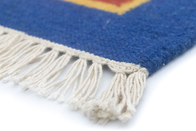 Tappeto Kelim - Tendenza - 200 x 140 cm - blu