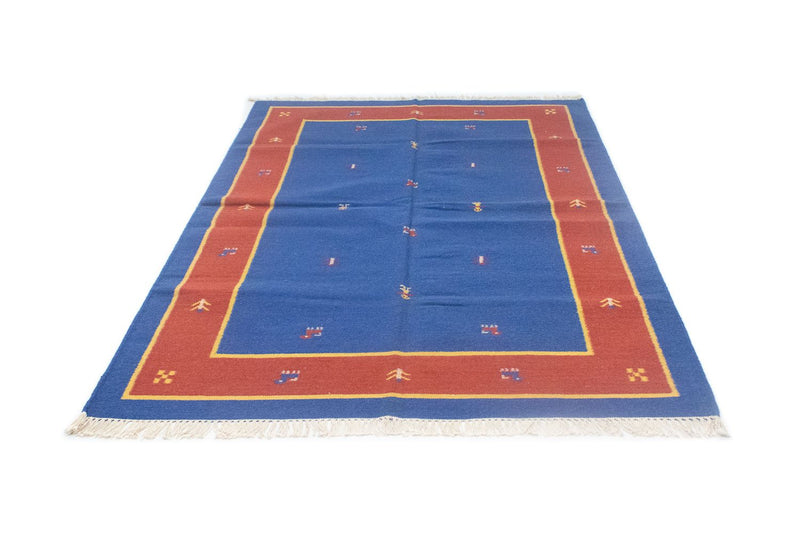 Tappeto Kelim - Tendenza - 200 x 140 cm - blu