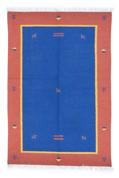 Kilim moderno Tappeto 140x200cm - Tappeto di lana