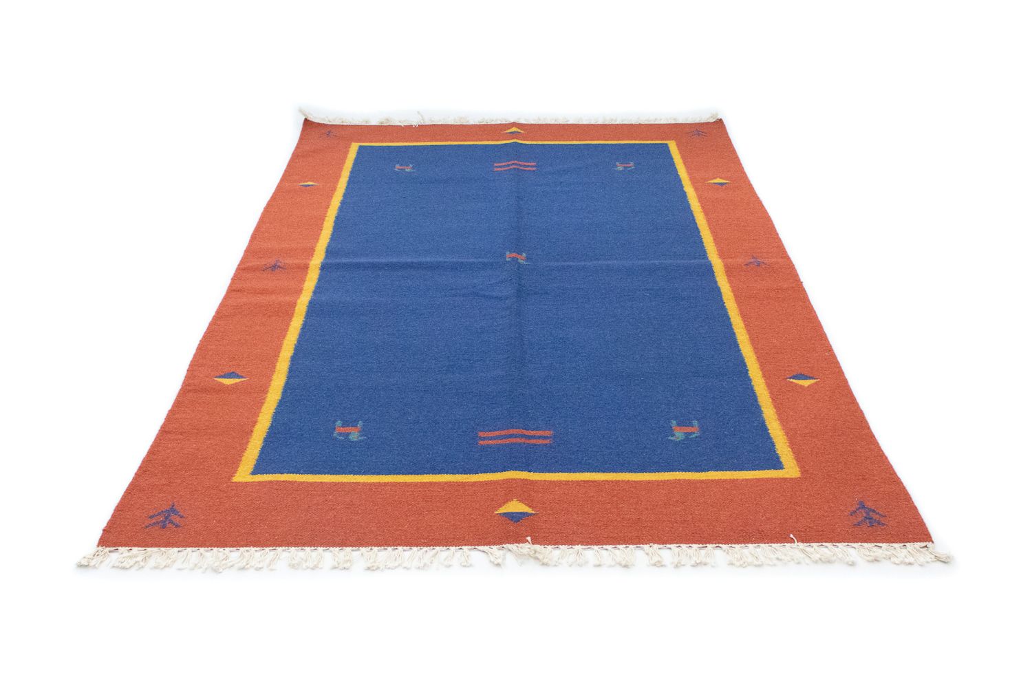 Tappeto Kelim - Tendenza - 200 x 140 cm - blu