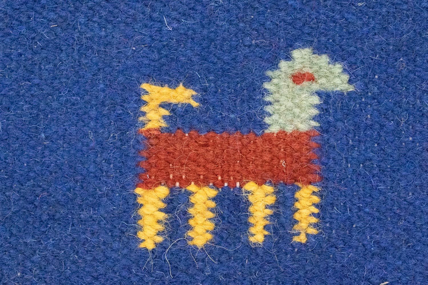 Tappeto Kelim - Tendenza - 200 x 140 cm - blu
