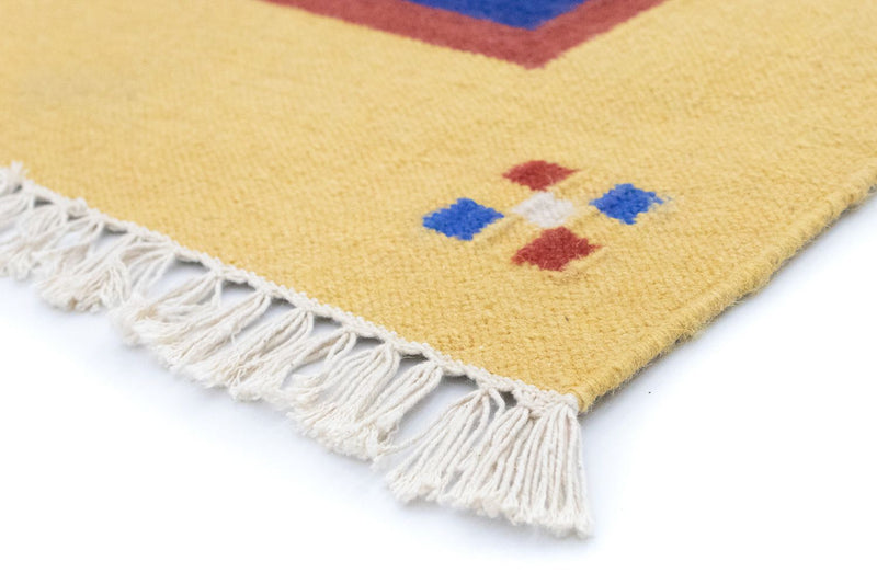 Tappeto Kelim - Tendenza - 200 x 140 cm - blu