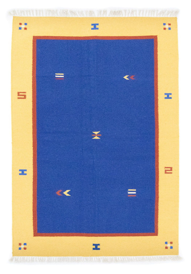Tappeto Kelim - Tendenza - 200 x 140 cm - blu