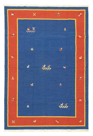 Tappeto Kelim - Tendenza - 300 x 200 cm - blu