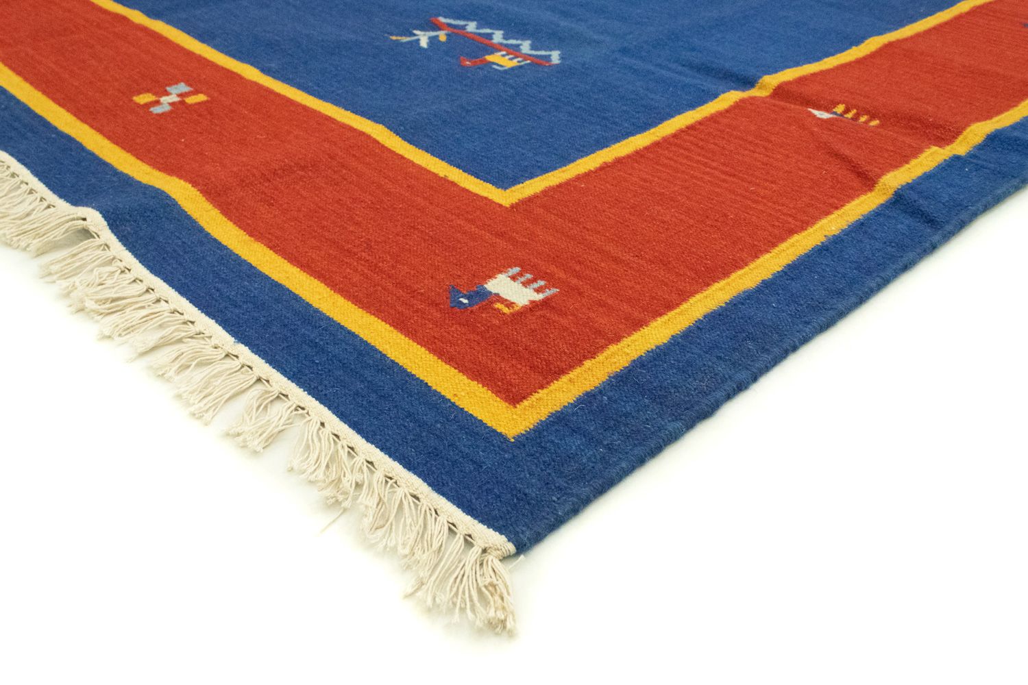Tappeto Kelim - Tendenza - 300 x 200 cm - blu